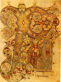Chi Rho page from the Book of Kells