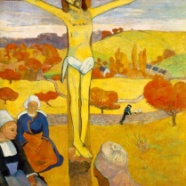Yellow Christ. Paul Gauguin, 1889.
